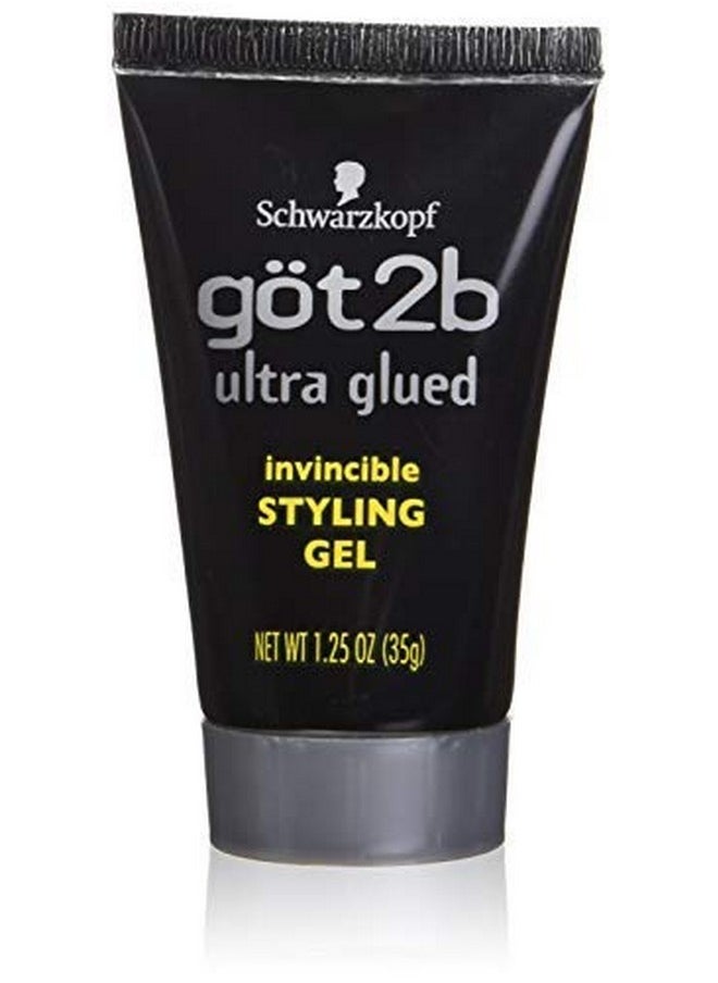 (3Pack) [GOT 2B] ULTRA GLUED INVINCIBLE STYLING GEL 1.25OZ