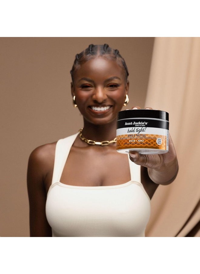 Aunt Jackie's Award-Winning Braid + Twist Collection Hold Tight Braid & Twist Gel with Extra Firm Hold, 7.5oz