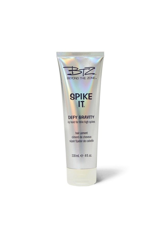 Beyond the Zone Spike It Hair Cement, Strong-Hold Hair Gel, Great for All Hair Types, 4 oz