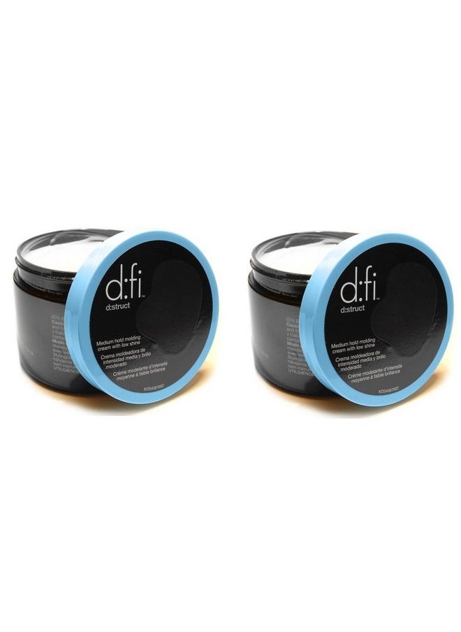 D:fi Hair Distruct Medium Hold Molding Creme 2 Pack 2.65 oz