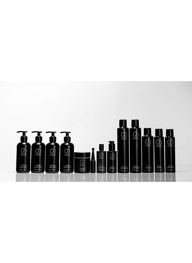 J Beverly Hills Platinum 5 In 1 Leave-in Styling Emulsion Cream with Argan Oil for Heat Protection, 8 Oz
