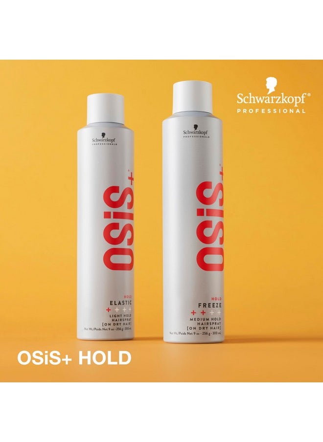 OSiS+ Elastic Light Hold Hairspray 9oz - | Heat Protection and Shine | All Hair Types