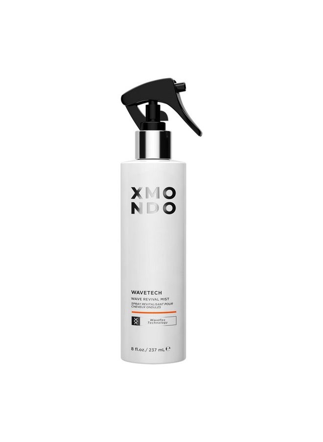 XMONDO Hair Wavetech Wave Revival Mist | Vegan Formula with Pro-Vitamin B5 and Essential Nutrients for Glowing Frizz Free Waves, 8 Fl Oz 1-Pack