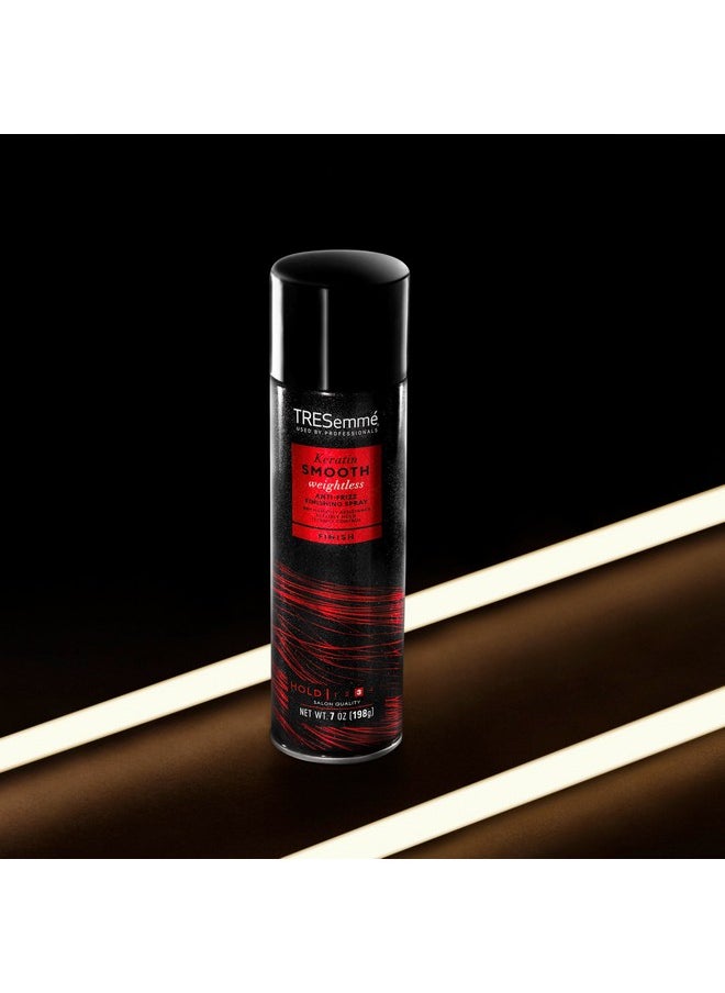 TRESemmé Anti-Frizz Finishing Spray Keratin Smooth for a Flexible Hold, Weightless, 7 Fl Oz