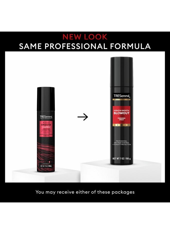 TRESemmé Anti-Frizz Finishing Spray Keratin Smooth for a Flexible Hold, Weightless, 7 Fl Oz