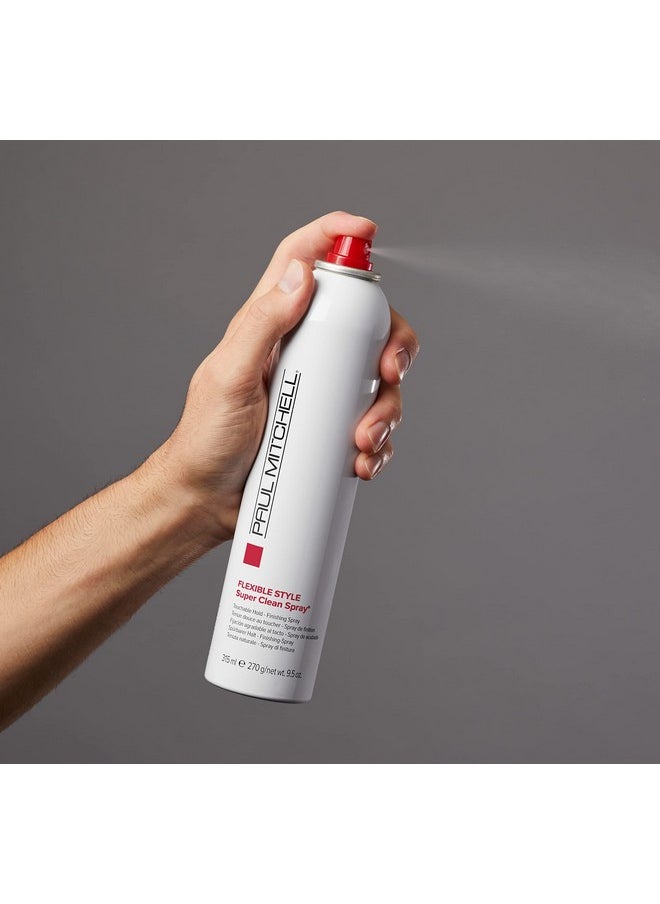 Paul Mitchell Super Clean Spray, Flexible Hold, Touchable Finish, For All Hair Types, 9.5 Ounce