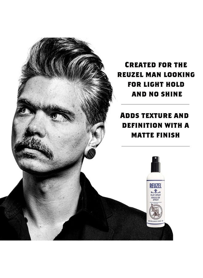 Reuzel Clay Spray, Adds Texture and Definition, 3.38 oz