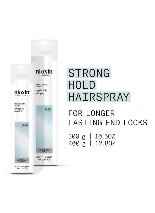 Nioxin Density Defend Styling Strong Hold Hairspray - For Long-Lasting Hairstyles, 10.6 oz (Packaging May Vary)