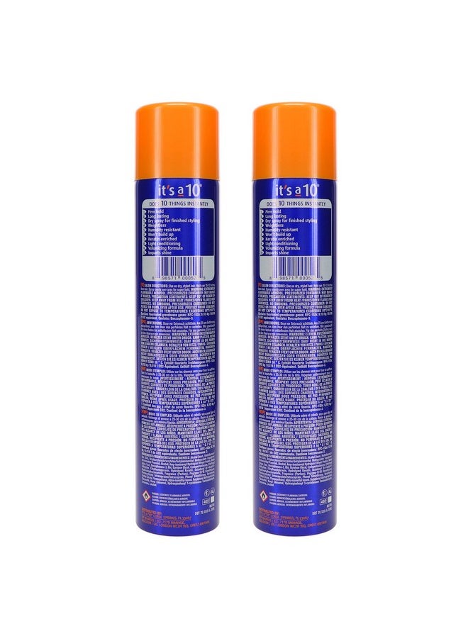 It's a 10 Miracle Super Hold Finishing Spray Plus Keratin, 10 oz (Pack of 2)
