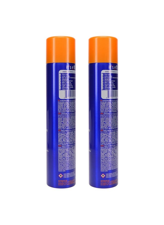 It's a 10 Miracle Super Hold Finishing Spray Plus Keratin, 10 oz (Pack of 2)