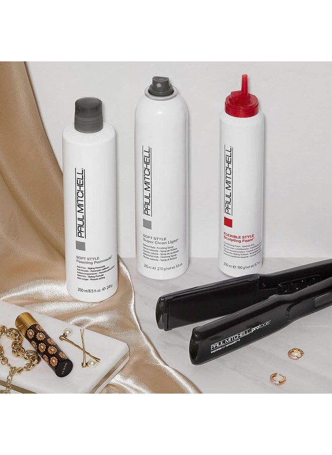 Paul Mitchell Super Clean Light Finishing Hairspray, Natural Hold, Touchable Finish, For Fine Hair, 9.5 oz.