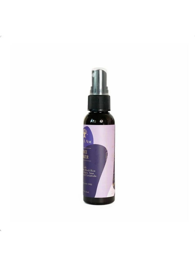 As I Am Hair Spray, Rice Water 2 Fl Oz - with Forbidden Black Rice, Saw Palmetto, Biotin.