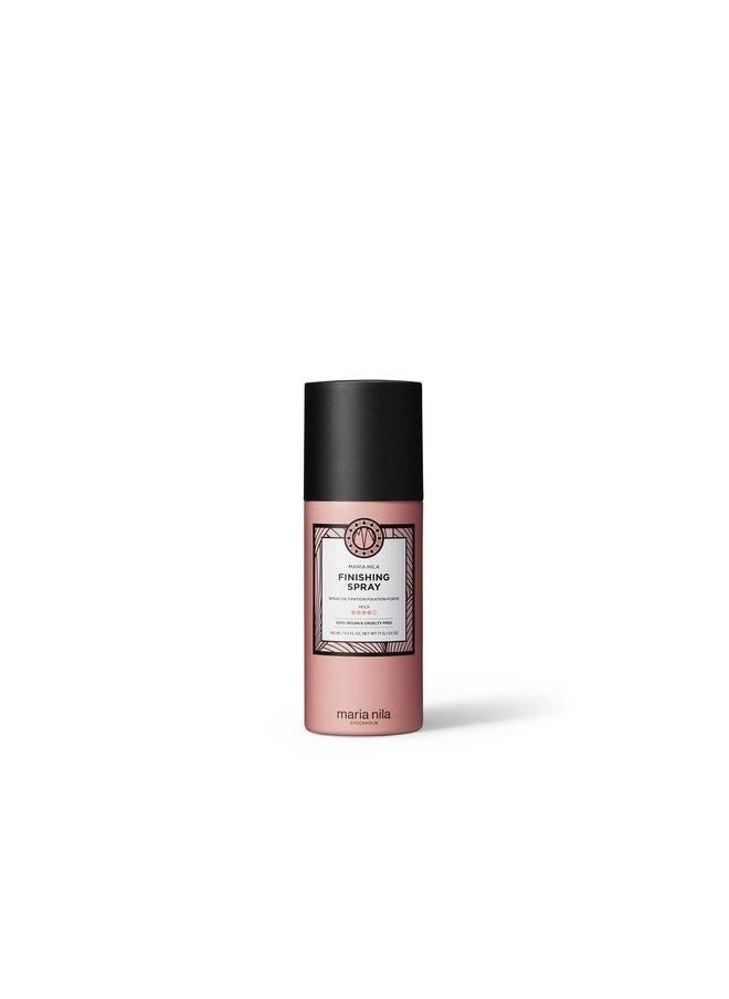 Maria Nila Finishing Spray, 100 ml / 3.0 Oz, Hold 4/5, Antioxidant Preserves Hair Color, 100% Vegan & Sulfate/Paraben free