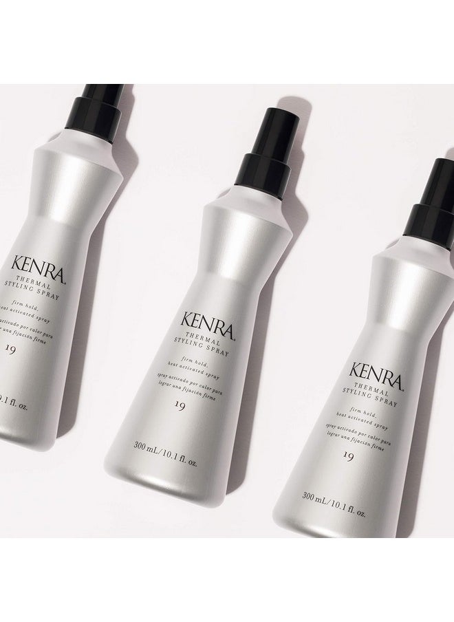 Kenra Thermal Styling Spray 19 | Heat Protection Spray | Firm Hold Heat-Activated Spray | Tames Frizz, Flyaways & Adds Shine | All Hair Types | 10 fl. Oz (2-Pack)