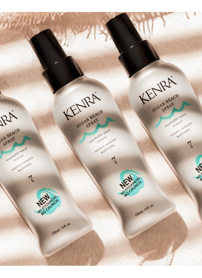 Kenra Sugar Beach Spray 7 | Texturizing Spray | Adds Volume & Texture Without Drying Hair | No Crunch Or Stickiness | All Hair Types | 4 fl. oz