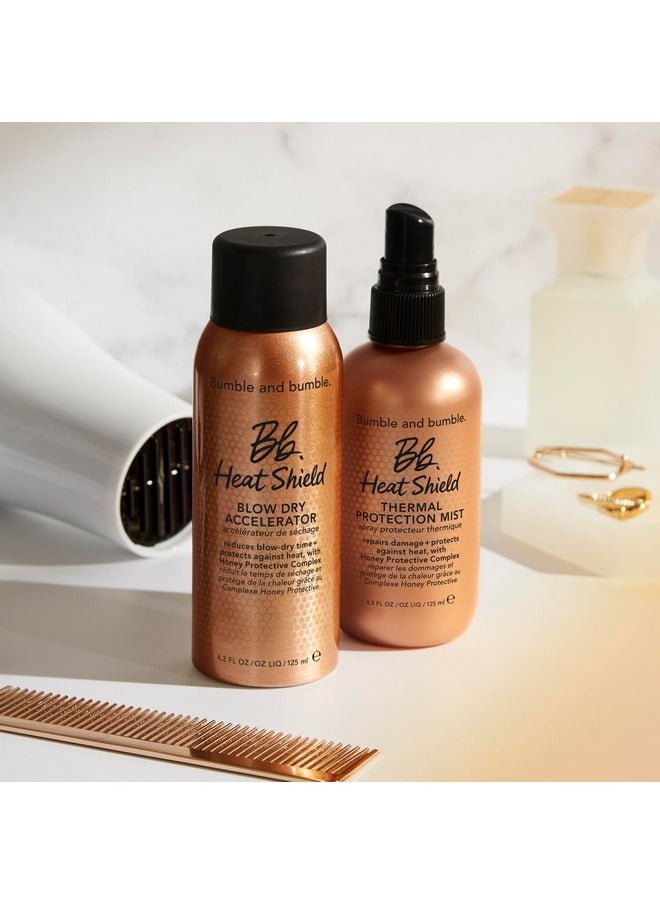 Bumble and bumble. Heat Shield Blow Dry Accelerator Hair Mist | Anti Frizz, Heat Protection, Reduce Blow Dry Time, Color Safe | Curly, Wavy, Straight, 4.2 Fl Oz