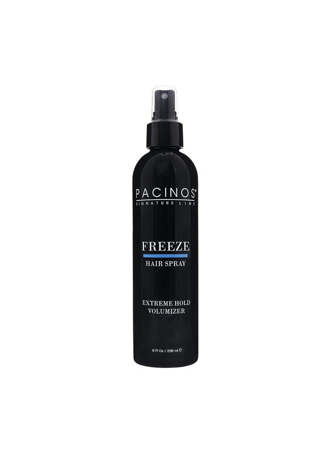 Pacinos Freeze Hair Spray - Extra Hold texture spray for All Hair Type - Professional Hair Setting & Finishing Spray for Maximum Volume