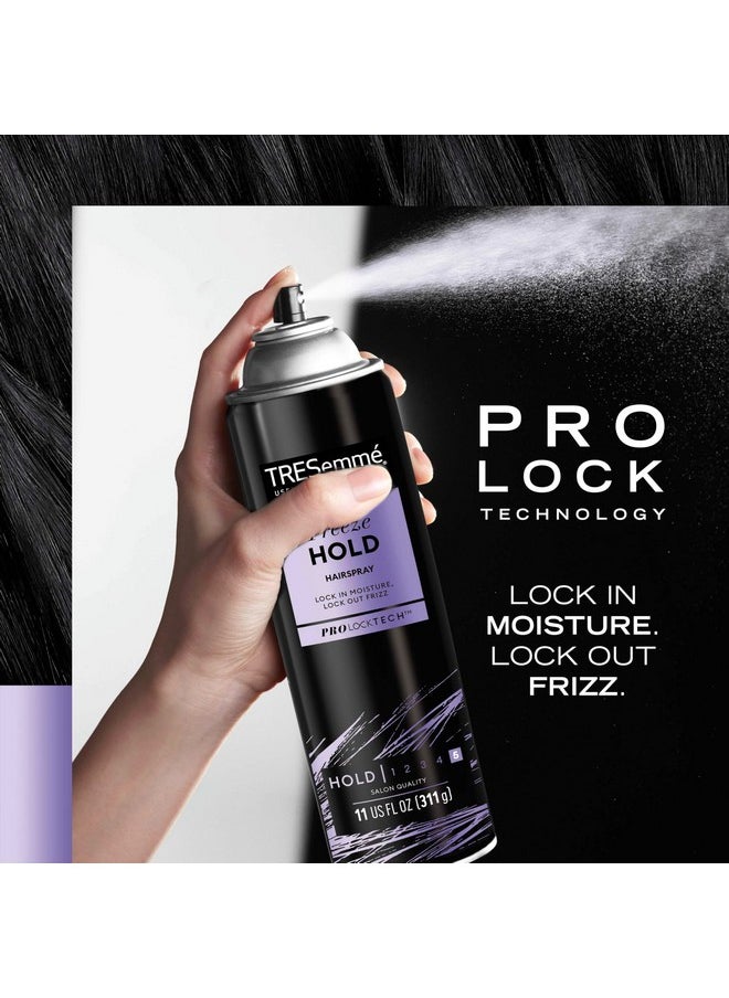 TRESemmé Styling Set - Freeze Hold Hairspray + Mega Control Alcohol-Free Gel, Anti-Humidity, Anti-Frizz (2 Piece Set)