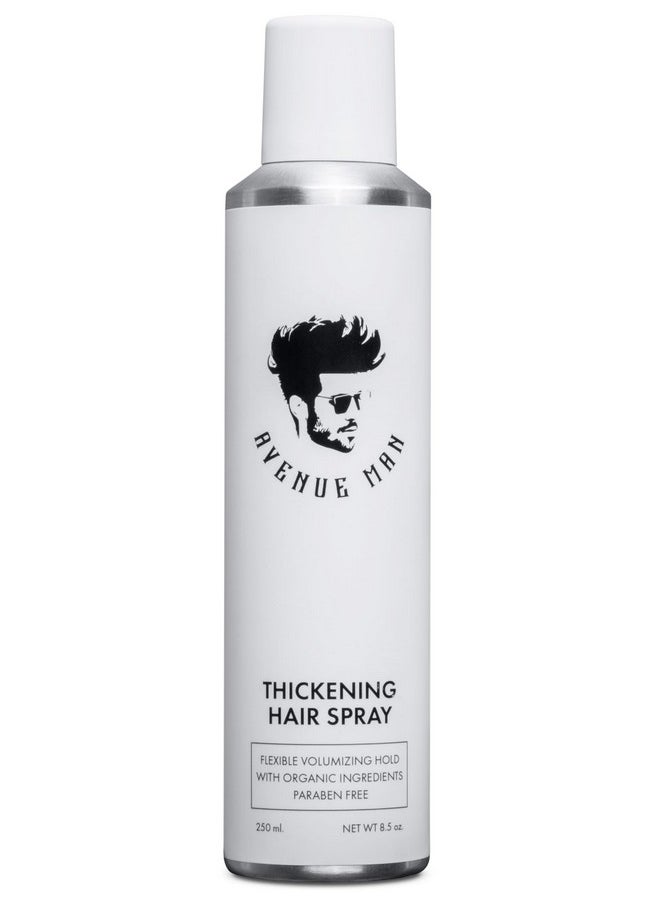 Avenue Man Thickening Hair Spray - Hair Products for Men (8.5 oz) - Volumizing and Texturizing Hairspray with Herbal Extracts for All Hair Types