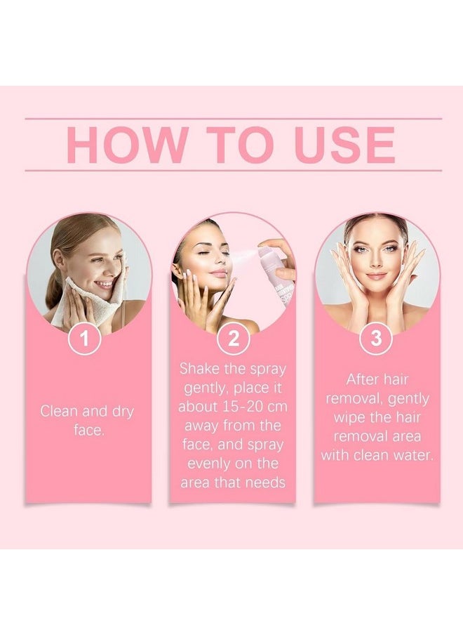 Hair Identifier Spray for Face Shaving,Moisturizing and Skin Care Dermaplaner Spray,Hair Identifier Spray For Face(1 BOX)