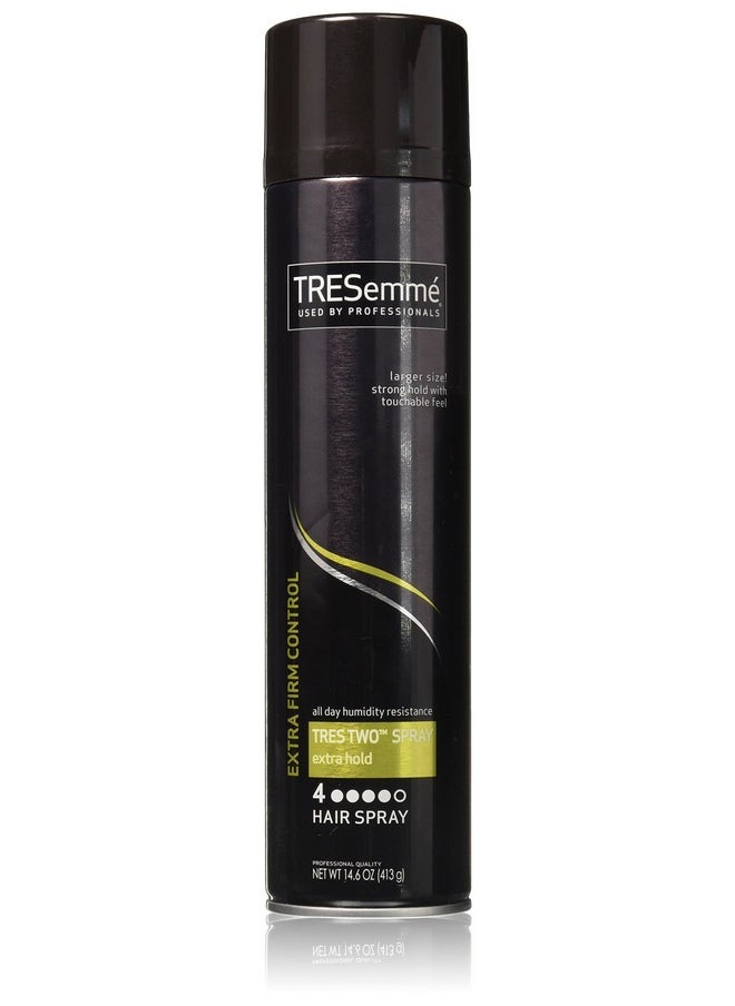 2 Pack of TRESemme TRES Two Extra Hold Hairspray, 14.6 oz ea