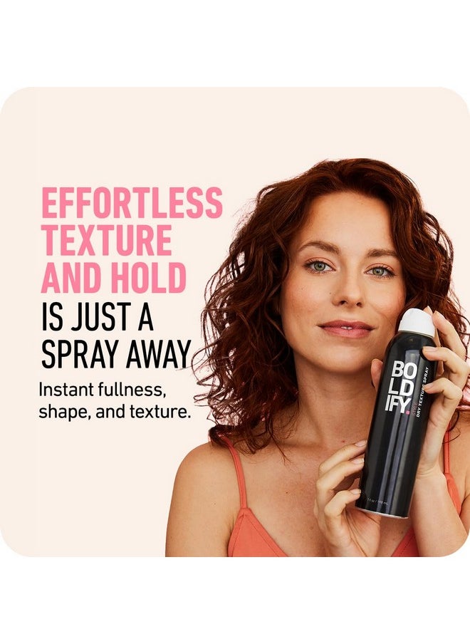 Boldify Dry Texture Spray - Hair Volumizer and Texturizing Spray for Fine Hair - Stylist Recommended Volume Products for Women & Men