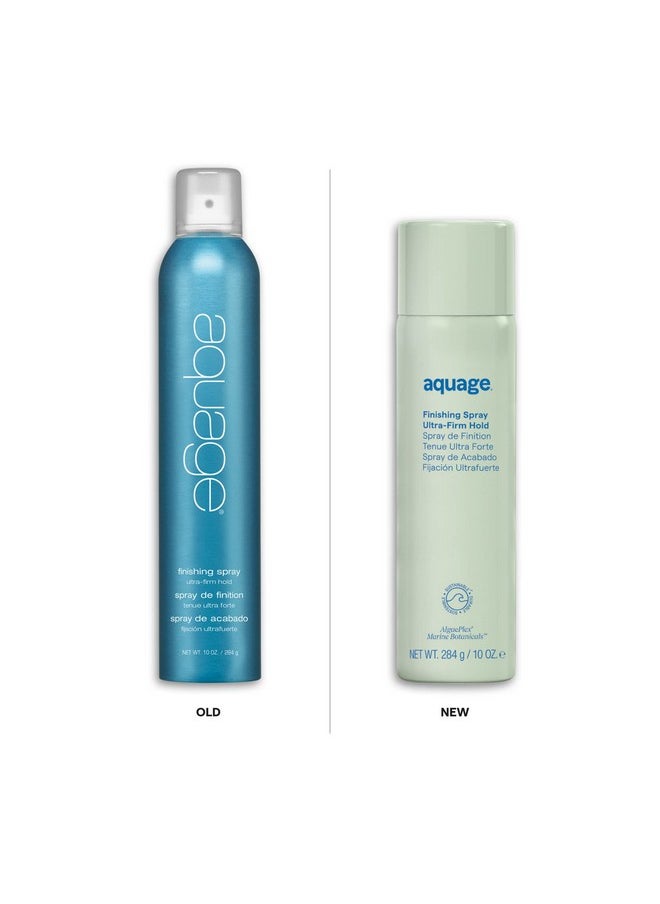 AQUAGE. Finishing Spray, Firm Hold Hairspray, Delivers Humidity Resistance and Lasting Style Retention with Max Shine LOW VOC, 10 oz