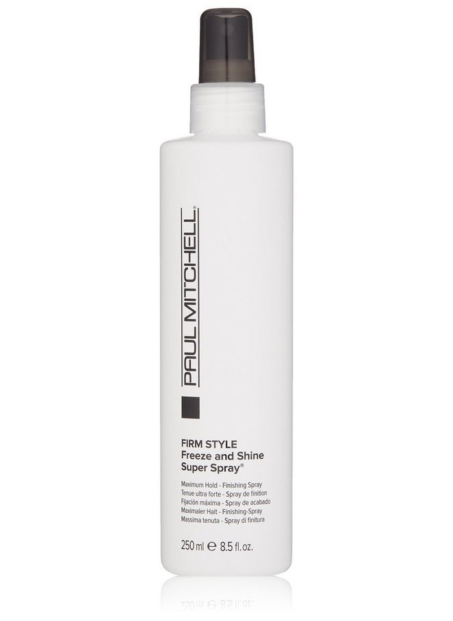 Paul Mitchell Freeze and Shine Super Hairspray, Maximum Hold, Shiny Finish Hairspray, For Coarse Hair, 8.5 fl. oz.