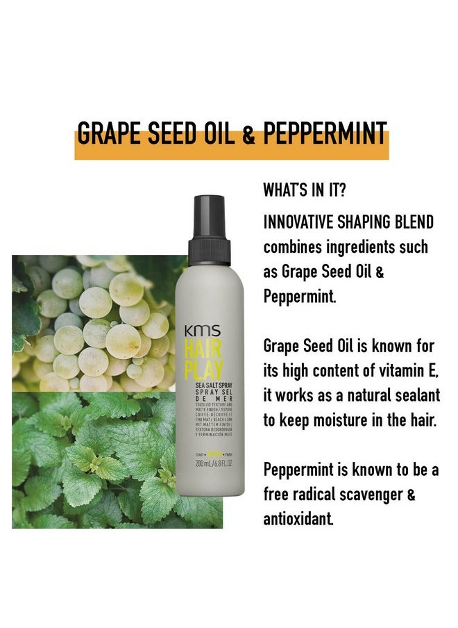 KMS HAIRPLAY Sea Salt Spray, 6.7 oz