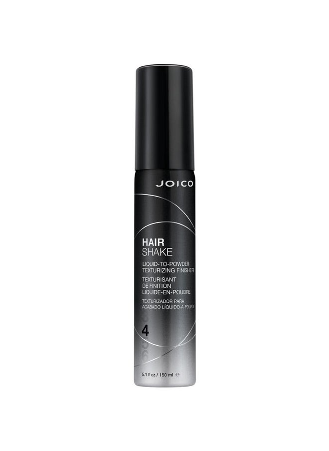 Joico Hair Shake Liquid-To-Powder Texturizing Finisher | For Most Hair Types | Long-Lasting Volume | Instant Lift | Quick Dry Finish | Protects Against Pollution | Paraben Free | 5.1 Fl Oz