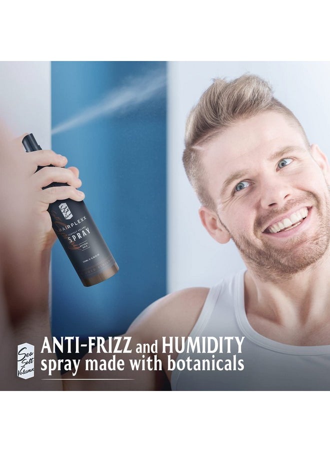 Hairplexx Sea Salt Volume Hair Spray for both Men and Women, Natural Thick and Volumizing Hair Look with Matte Finish and Natural Hold, Paraben Free - 6.76 Fl Oz (Pack of 1)