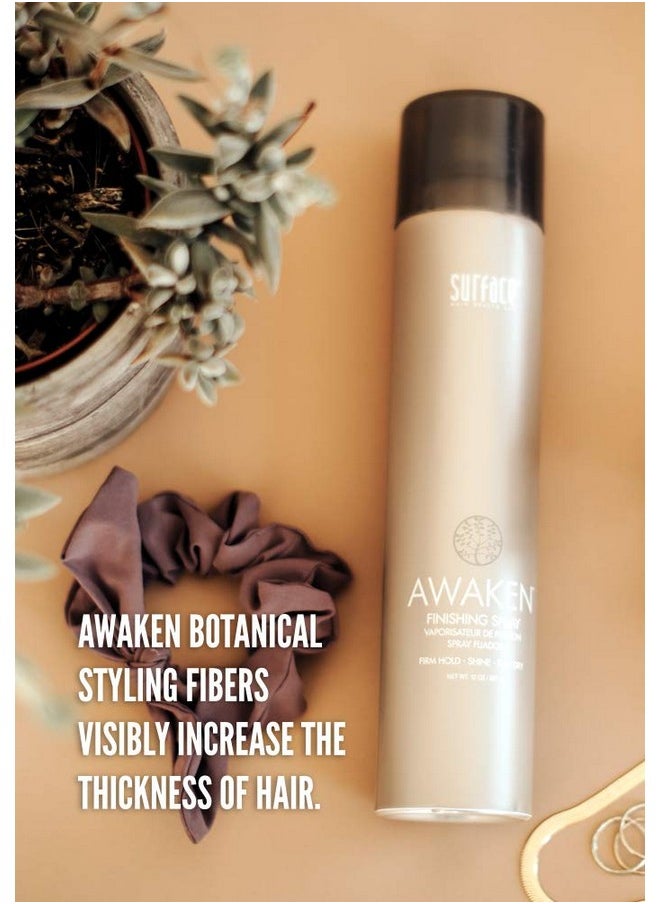 SURFACE Hair Awaken Finishing Spray, Thicken, Rejuvenate And Revitalize With A Firm Hold, Vegan And Paraben Free, 10 Fl. Oz.