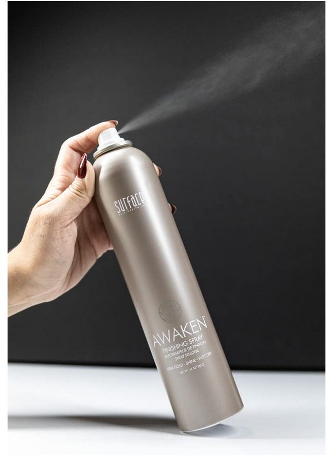 SURFACE Hair Awaken Finishing Spray, Thicken, Rejuvenate And Revitalize With A Firm Hold, Vegan And Paraben Free, 10 Fl. Oz.