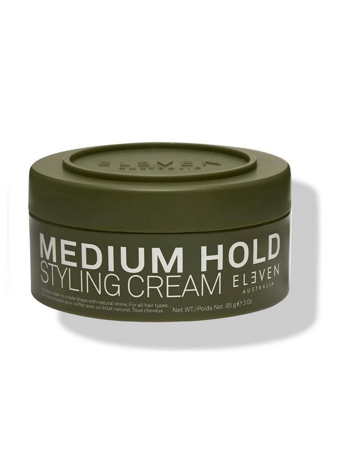 ELEVEN AUSTRALIA Medium Hold Styling Cream Create Shape With a Natural Shine - 3 Oz