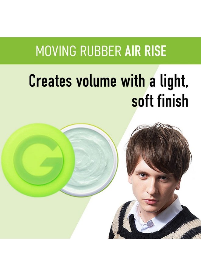 GATSBY Moving Rubber Air Rise Hair Wax, English Version, 80g/2.8oz