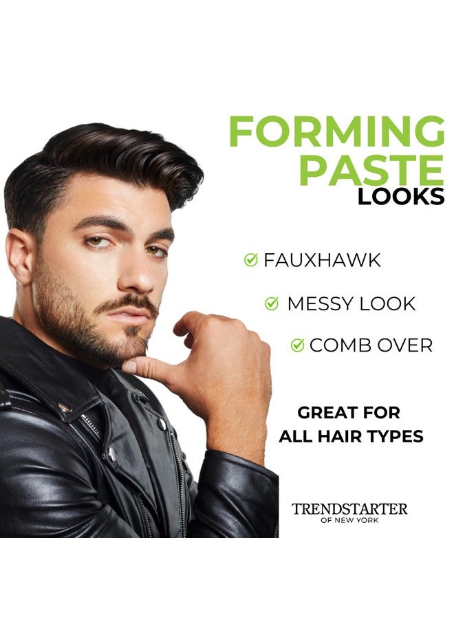 TRENDSTARTER - POMADE SAMPLE PACK - TEST BEFORE YOU INVEST - Matte Wax - Forming Paste - Thickening Fiber - Pomade Plus (Four 0.25oz Samples)