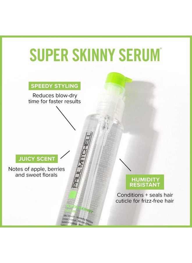 Paul Mitchell Super Skinny Serum, Speeds Up Drying Time, Humidity Resistant, For Frizzy Hair
