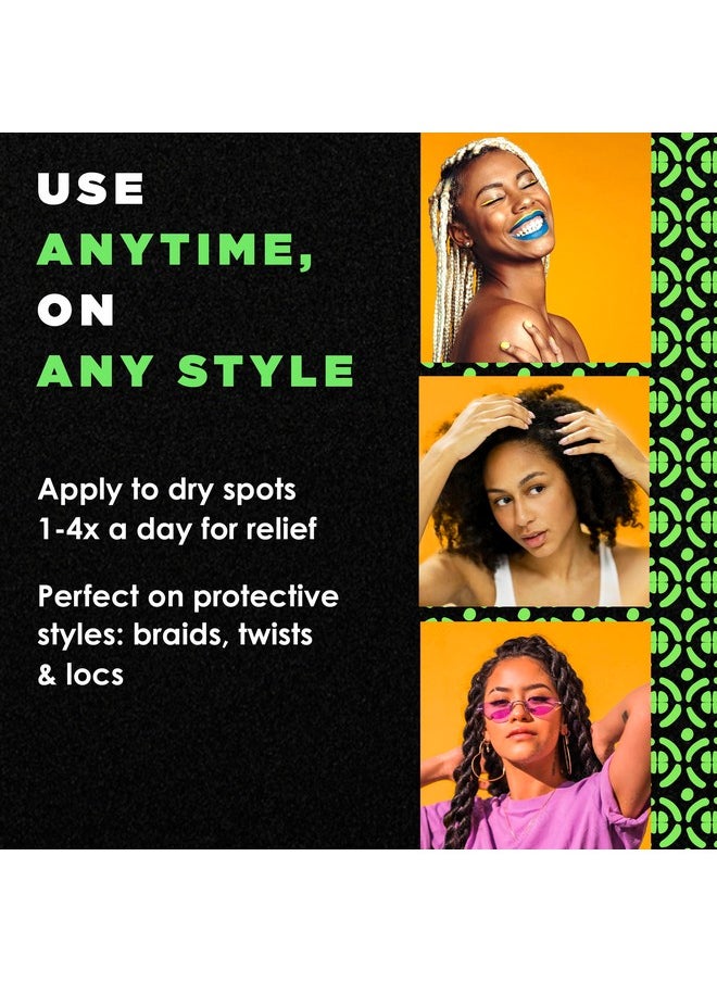 MY BLACK IS BEAUTIFUL Cooling Scalp Serum, Dandruff Treatment, For Coily Hair and Protective Styles, Dry and Itchy Scalp Treatment With Pyrithione Zinc, With Cooling Mint, Sulfate Free, 4.2 fl oz