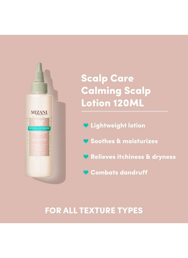 Mizani Scalp Care Calming Scalp Lotion |Dandruff Treatment | Nourishes & Soothes Scalp | For Curly Hair | 4 Fl Oz