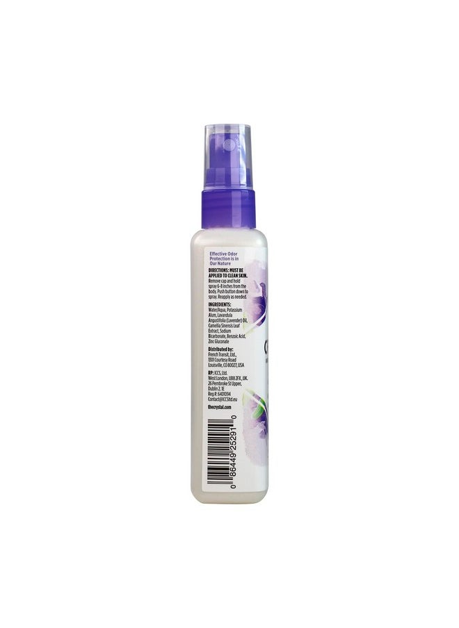 CRYSTAL™ Mineral Deodorant Spray- Body Deodorant With 24-Hour Odor Protection, Lavender & White Tea Spray, Non-Staining, Aluminum Chloride & Paraben Free, 4 FL OZ - Pack of 2