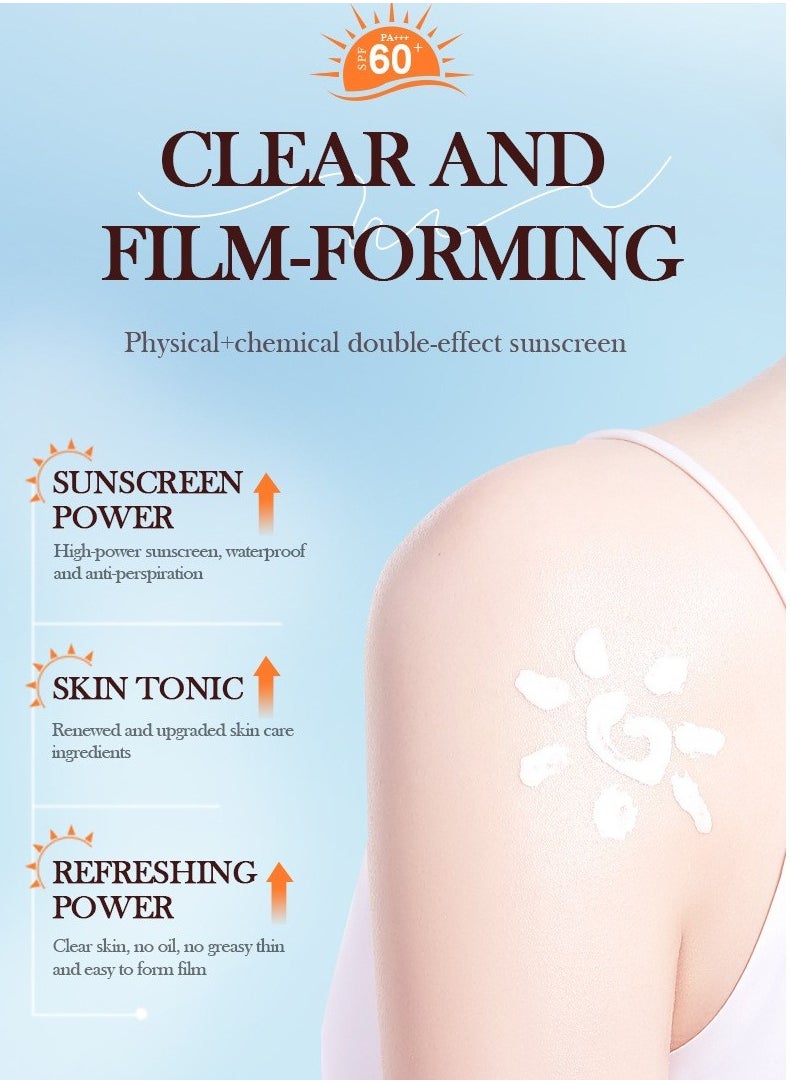 Gold Collagen SPF60+ Protection Kit,Sun Block30g+Repair Cream40g
