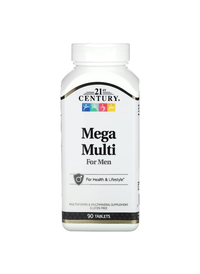 21st Century, Mega Multi for Men, 90 Tablets