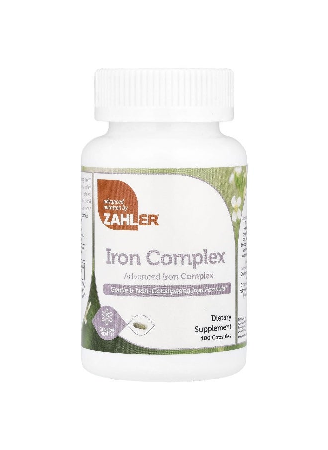 Zahler, Iron Complex, 100 Capsules