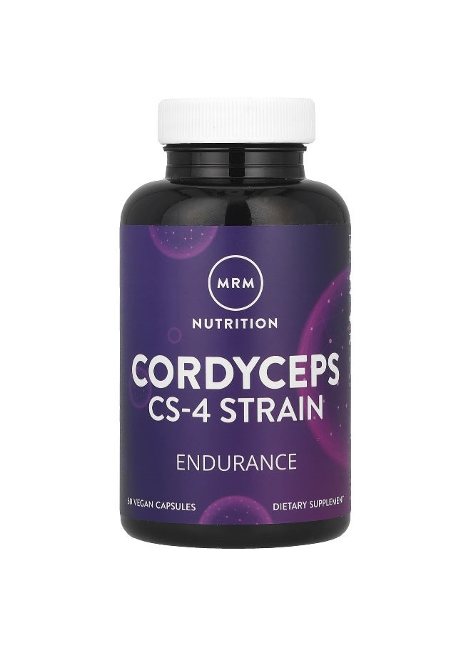 MRM Nutrition, Cordyceps CS-4 Strain, 750 mg, 60 Vegan Capsules