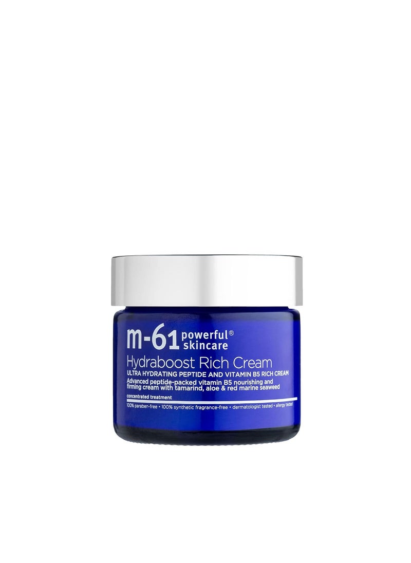 m61 Hydraboost Rich Cream  Luxurious ultra hydrating advanced rich cream with peptides vitamin B5 tamarind aloe  red marine seaweed