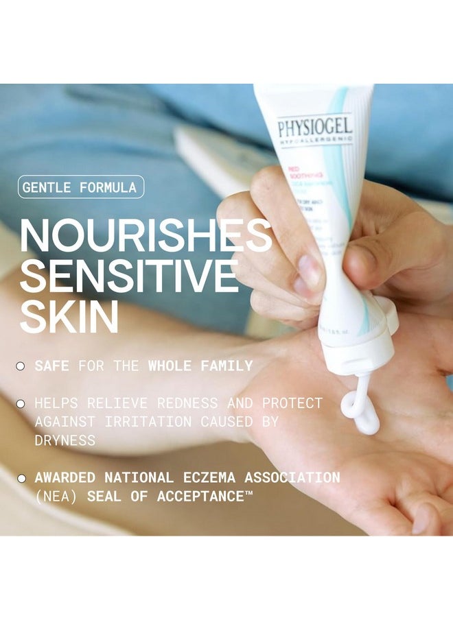 Physiogel Red Soothing Cica Balance Face Cream Moisturizer for Men & Women - Manages Skin Troubles, Soothes Irritation & Redness while Controlling Sebum - Cica, PEA, Niacinamide, Panthenol