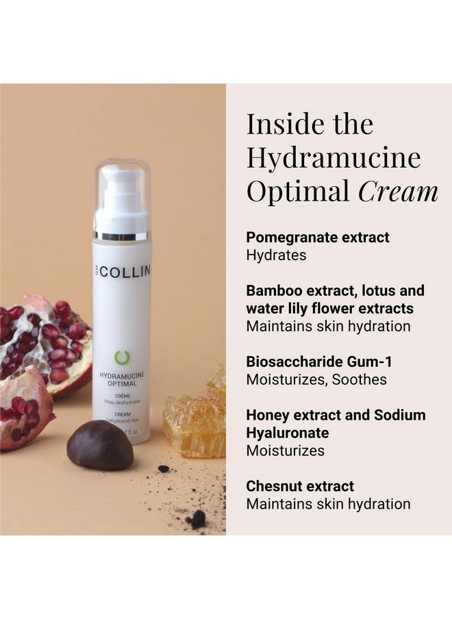 G.M. COLLIN Hydramucine Optimal Cream | Daily Face Moisturizer for Normal to Dry Skin | Firming Facial Lotion