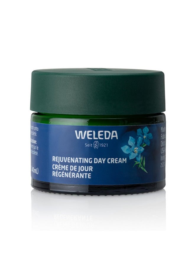 Weleda Face Care Rejuvenating Day Cream, 1.3 Fluid Ounces, Plant Rich Moisturizer with Blue Gentian and Edelweiss