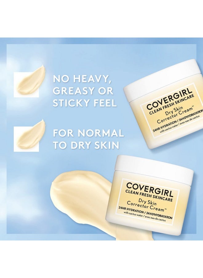 COVERGIRL Clean Fresh Skincare Dry Skin Corrector Cream 2.0 Oz