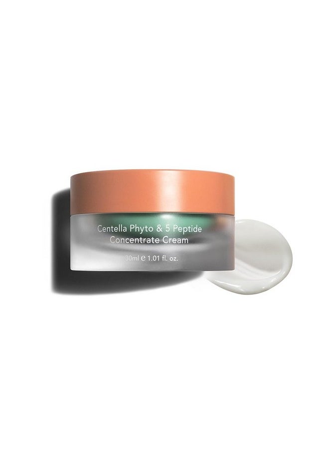 HARUHARU Wonder Centella Phyto & 5 Peptide Concentrate Cream, Daily & Night Cream, Nourishing, Wrinkles improvement for all skin types, Vegan, Cruelty-Free 1.01 fl. Oz